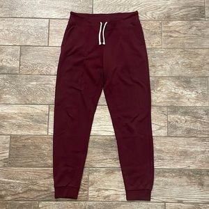 Divided Basics Heathered Burgundy Joggers